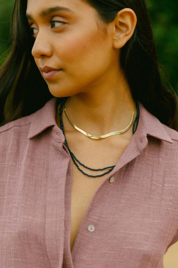 Triana By C Collar ROCHA NAVY Libre de impuestos