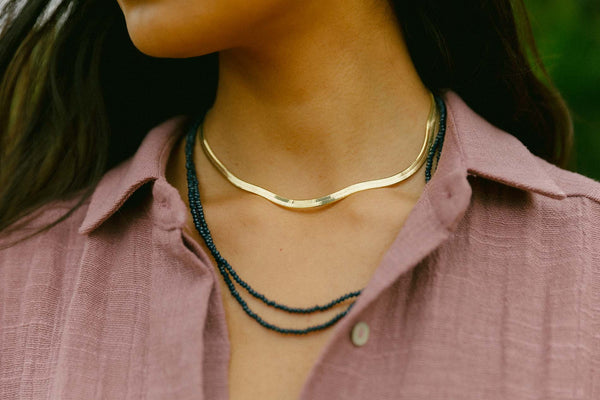 Triana By C Collar ROCHA NAVY Libre de impuestos