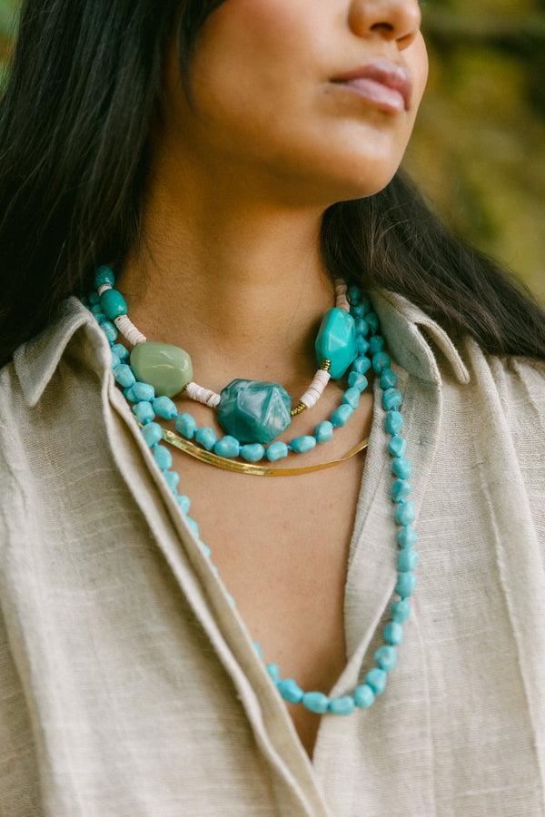 Triana By C Collar ARTIGAS AZUL Descuento por venta flash