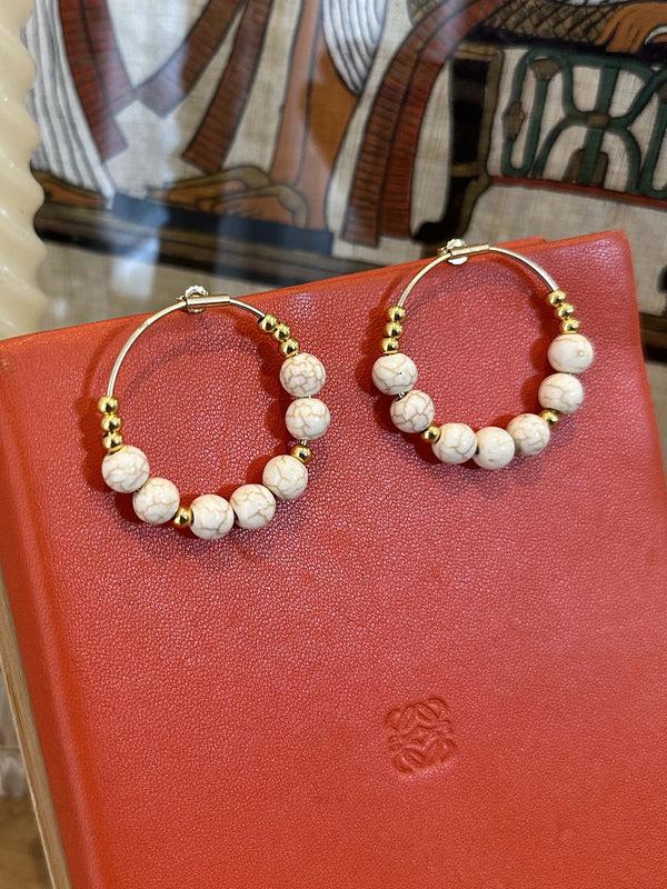 Triana By C PENDIENTES HOWLITA Rebajas de fin de temporada