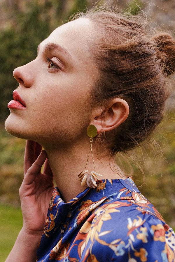 Triana By C PENDIENTES PUNO Descuento