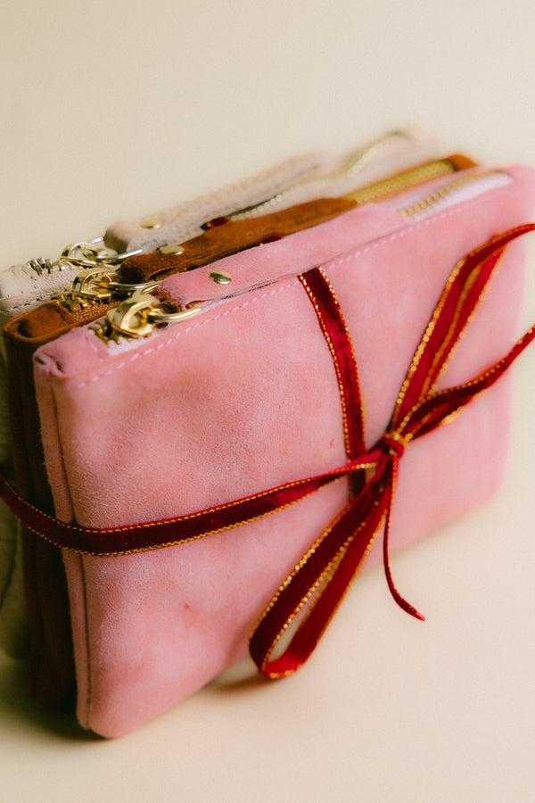 Triana By C Cartera ante rosa Tienda de fábrica
