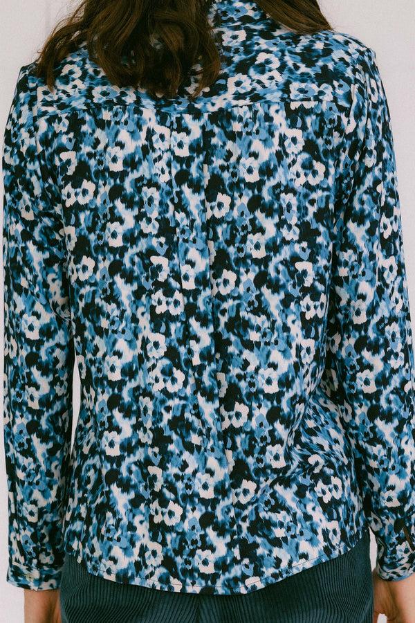 Triana By C Blusa LAGOS ACUARELA AZUL Oferta exclusiva