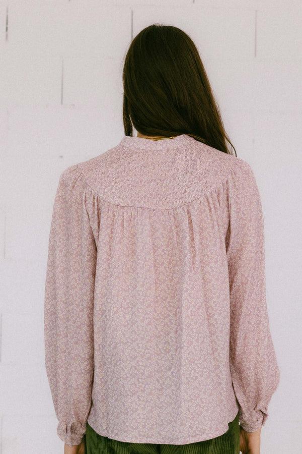Triana By C Blusa CENIA algodón organico malva 2025