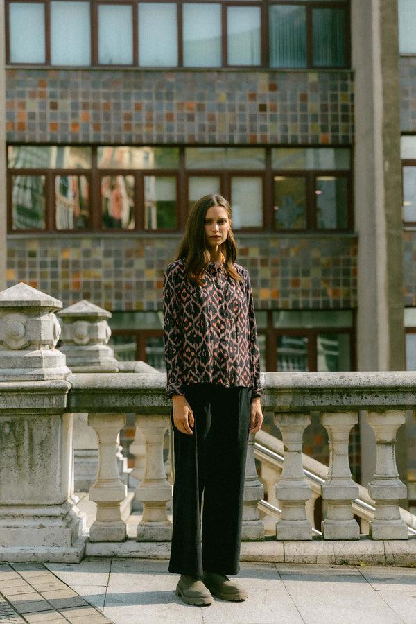 Triana By C Blusa MELBOURNE geometric Venta caliente