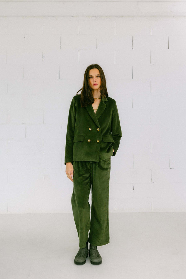 Triana By C Blazer TURIN VERDE PANA Tienda