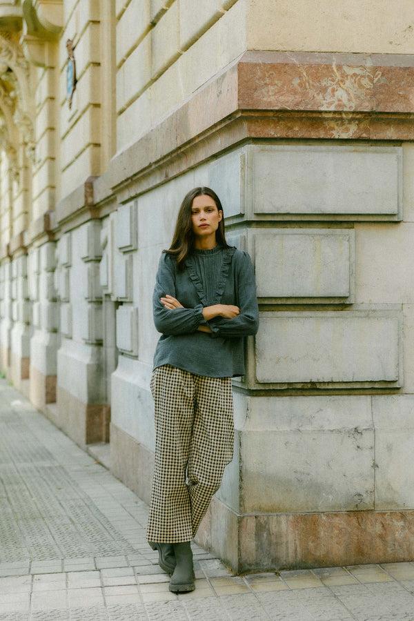 Triana By C Pantalón MILLET cuadros vichy arena Últimos 3 días