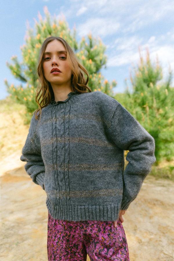 Triana By C JERSEY OCHOS GRIS Superdescuento