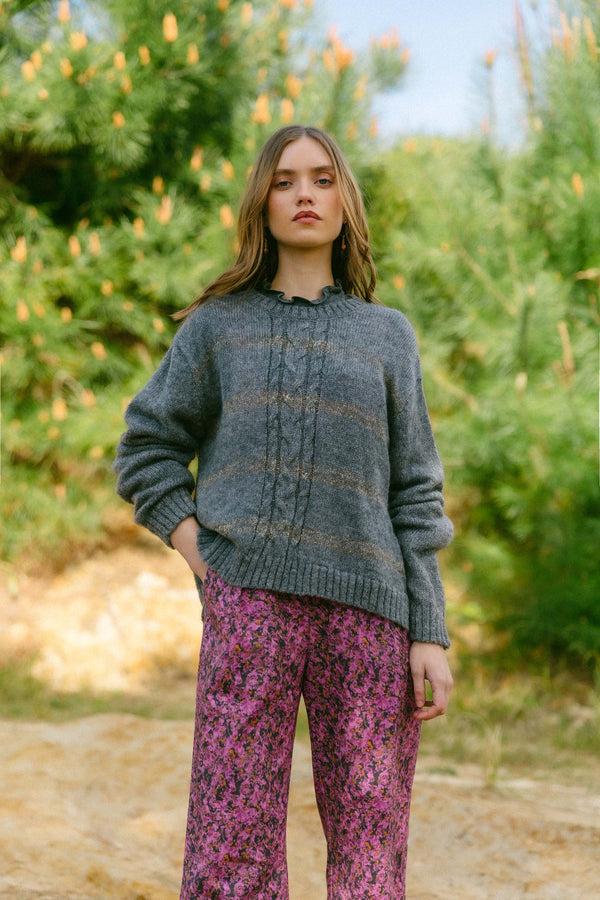 Triana By C JERSEY OCHOS GRIS Superdescuento