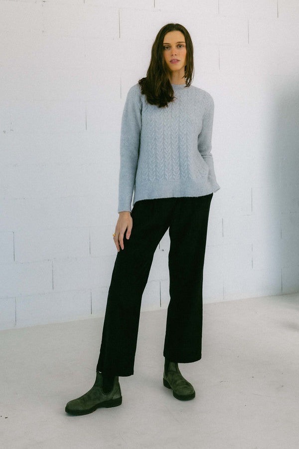 Triana By C JERSEY CAN GRIS LANA MERINO EXTRAFINA Ahorra y exporta
