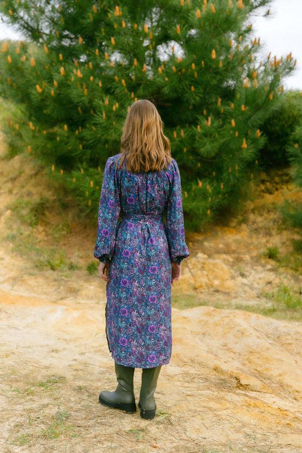 Triana By C Vestido manga larga print margarita FARO En oferta