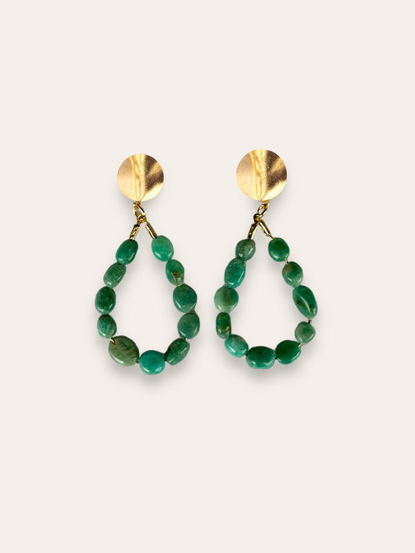 Triana By C PENDIENTES AMAZONITA