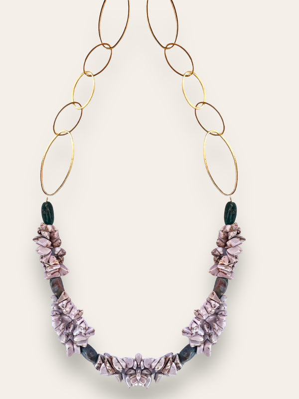 Triana By C Collar coral/turquesa Precio ultrabajo
