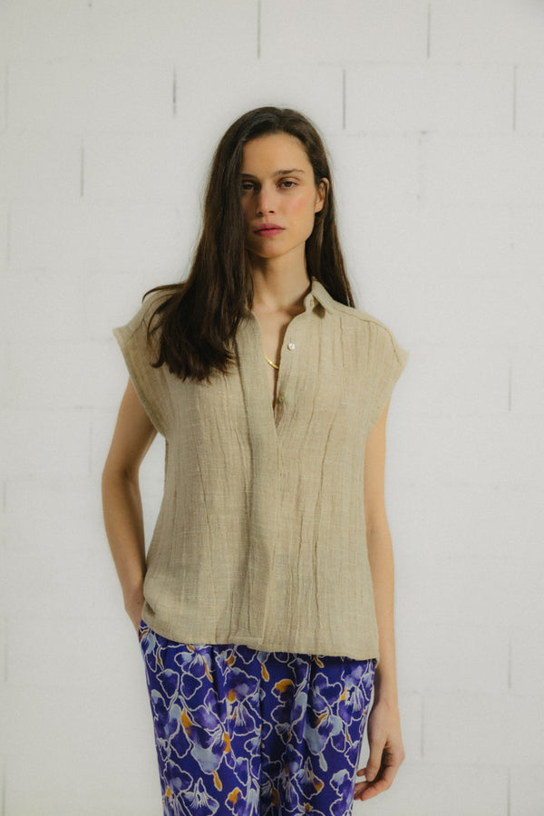 Triana By C Blusa LUCEA ARENA Ventas relámpago