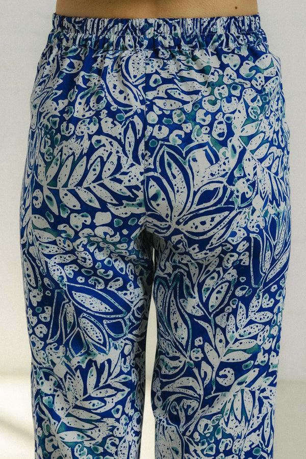 Triana By C Pantalón MILLET blue print Liquidación