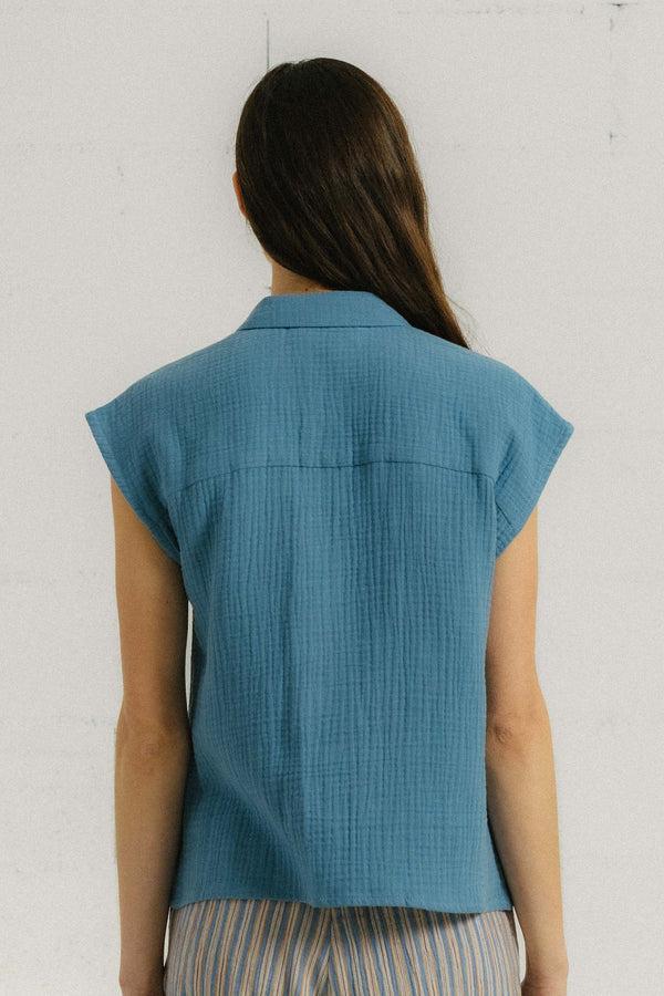 Triana By C Blusa LUCEA azul storm Rebajas online