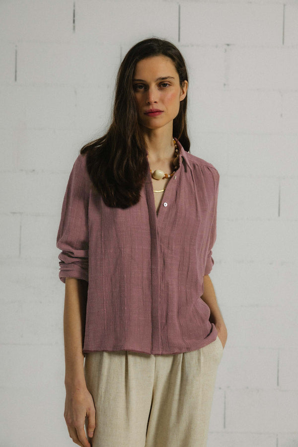Triana By C BLUSA PALMA ROSE TAUPE Rebajas top