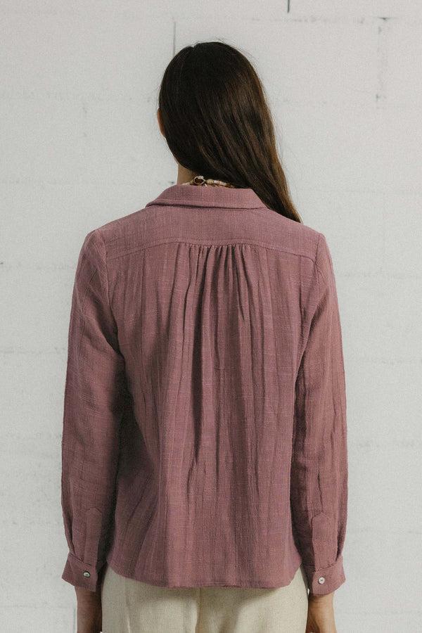 Triana By C BLUSA PALMA ROSE TAUPE Rebajas top