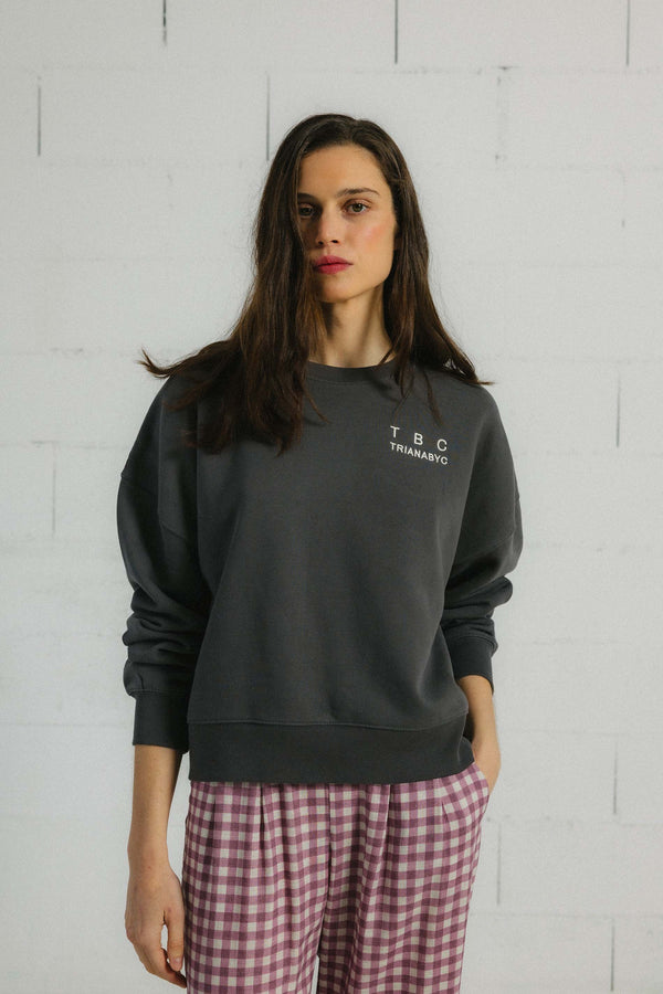 Triana By C SUDADERA BIARRITZ ANTRACITA TRIANABYC Grandes ahorros