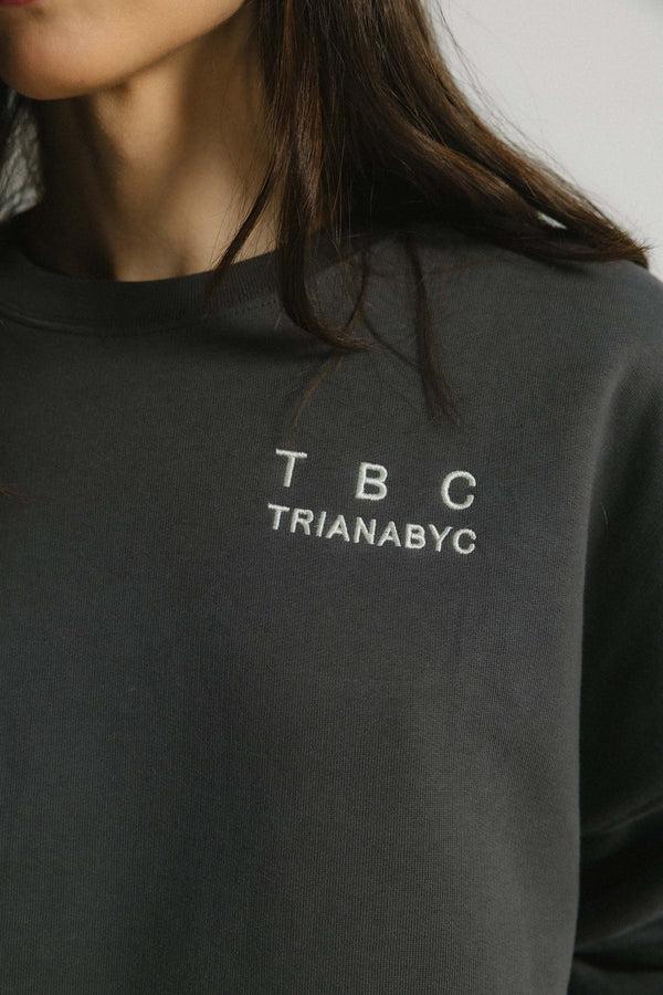 Triana By C SUDADERA BIARRITZ ANTRACITA TRIANABYC Grandes ahorros