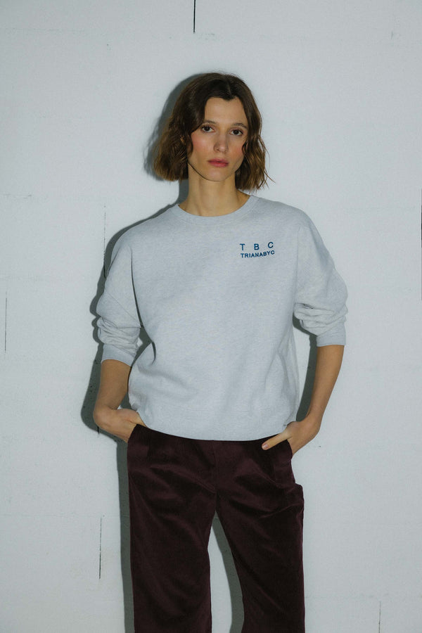 Triana By C SUDADERA BIARRITZ GRIS TRIANABYC Precio ultrabajo