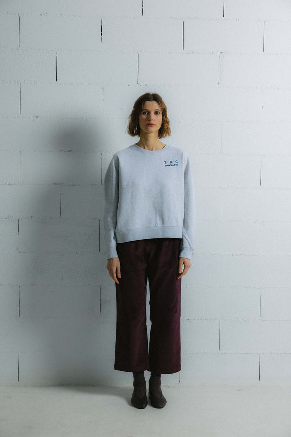 Triana By C SUDADERA BIARRITZ GRIS TRIANABYC Precio ultrabajo