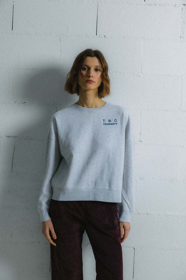 Triana By C SUDADERA BIARRITZ GRIS TRIANABYC Precio ultrabajo