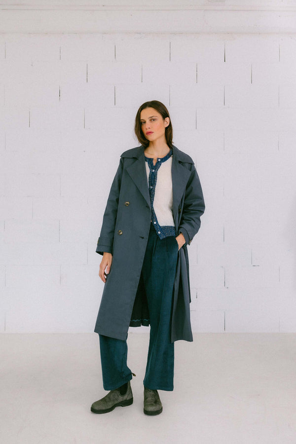 Triana By C GABARDINA COP AZUL PETRÓLEO Outlet