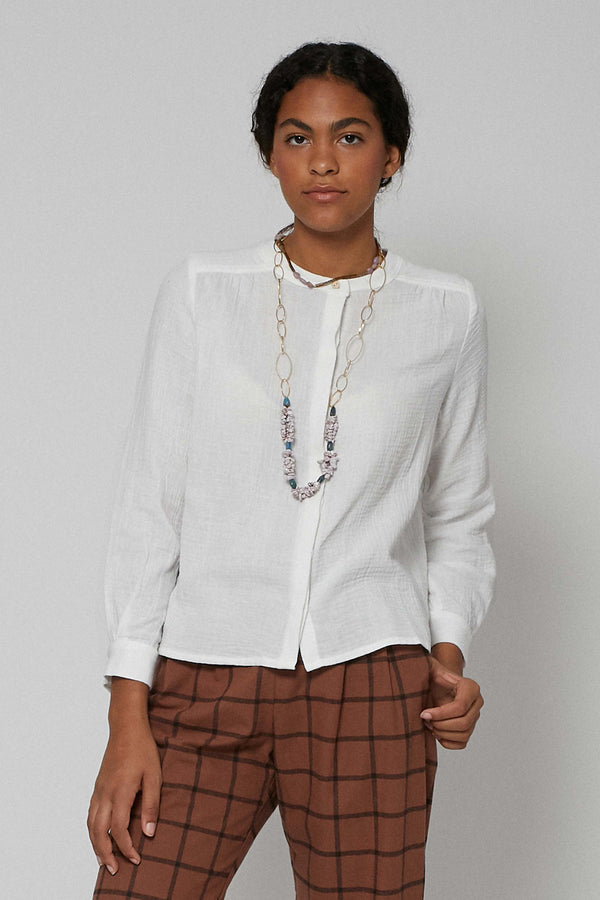 Triana By C Blusa MELBOURNE ORGANIC BLANCA Outlet online