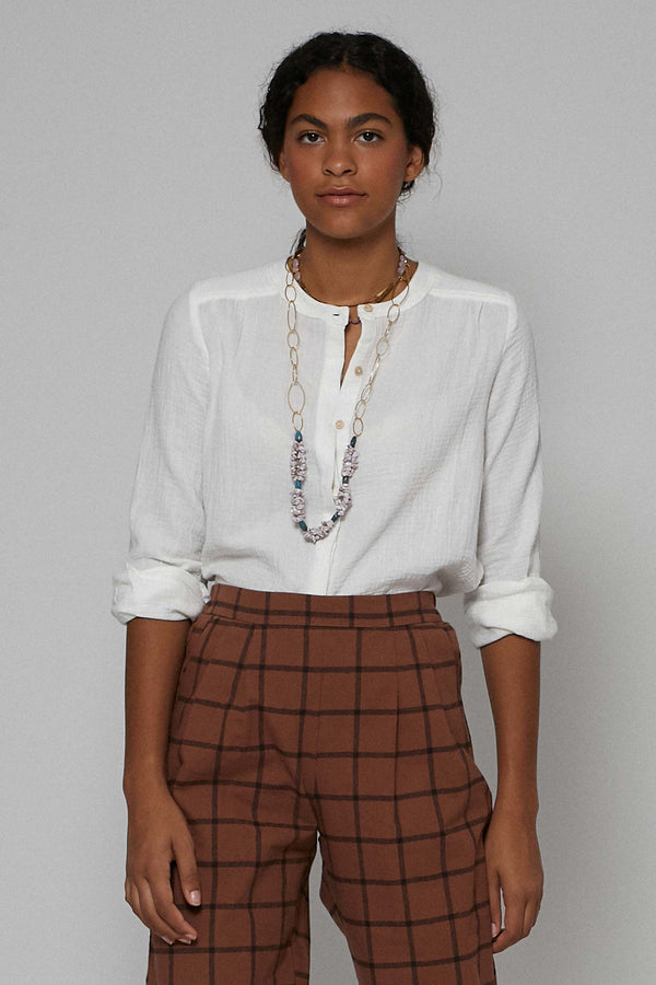 Triana By C Blusa MELBOURNE ORGANIC BLANCA Outlet online