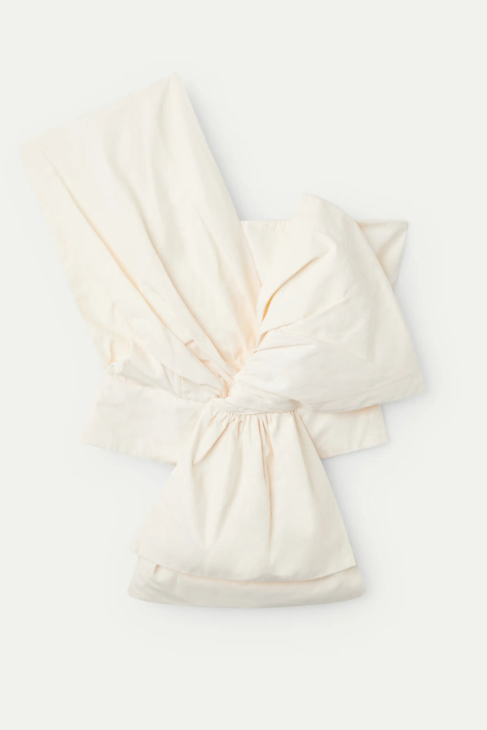 wild pony Top asimétrico lazo blanco Precio ultrabajo