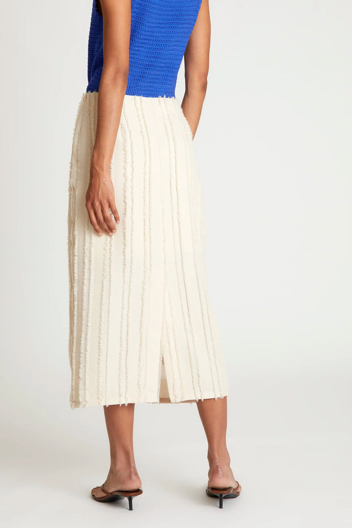 wild pony Falda midi texturizada blanca En línea