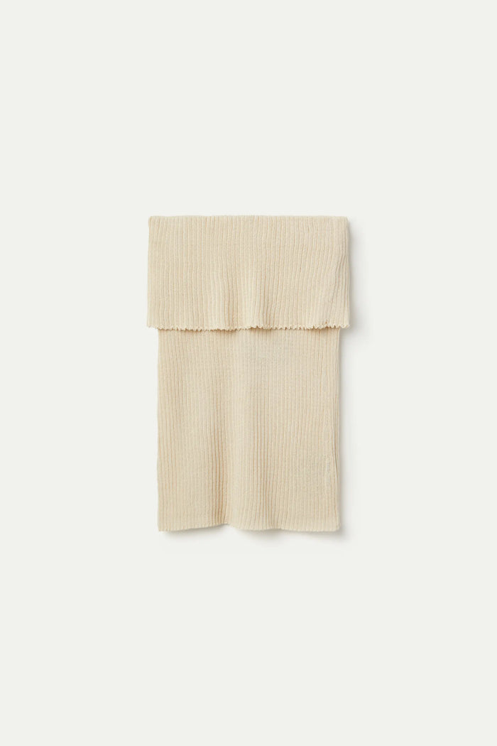 wild pony Top punto canalé sin tirantes blanco Outlet online