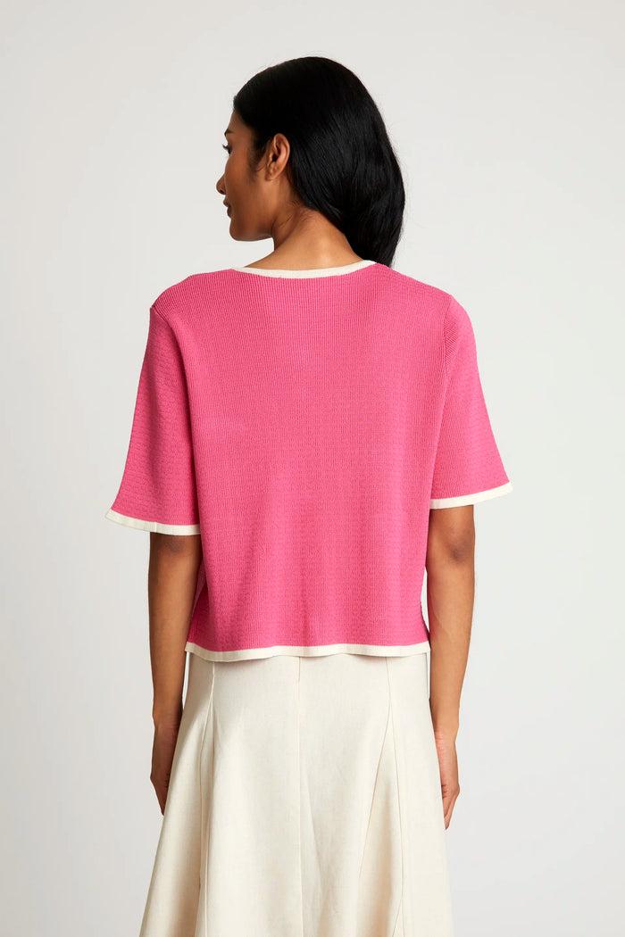 wild pony Cárdigan manga corta rosa Rebajas