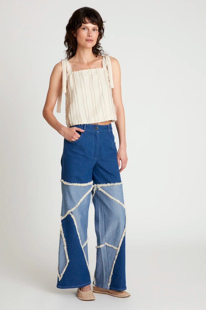 wild pony Pantalón vaquero patchwork Los más vendidos