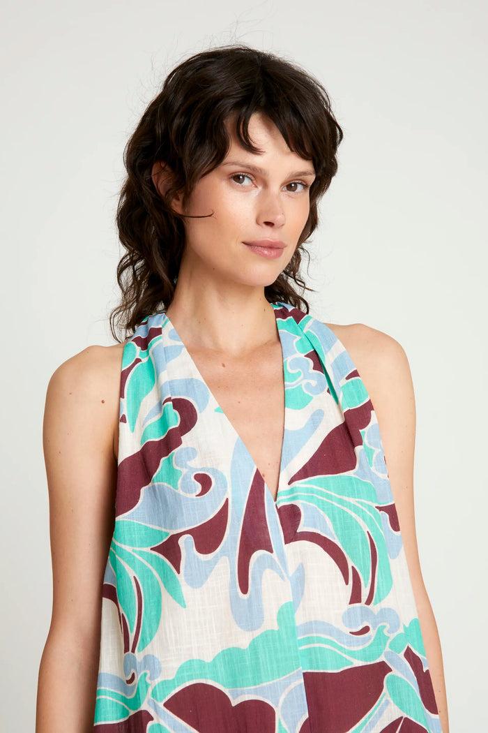 wild pony Vestido largo estampado Yarrow Mejor oferta