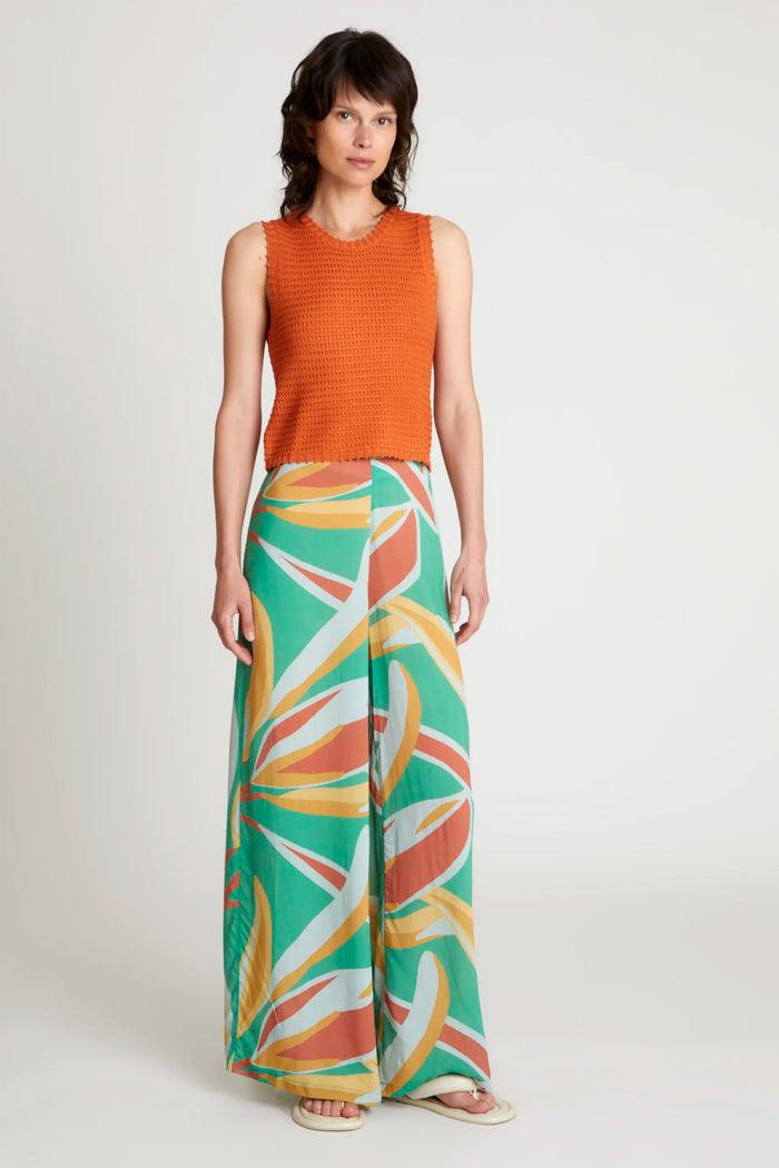 wild pony Pantalón largo amplio estampado floral Bromelia Rebajas online