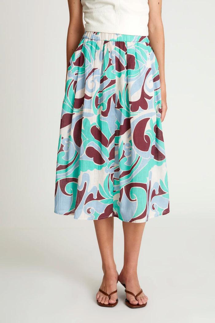 wild pony Falda midi estampado Yarrow Envío gratis