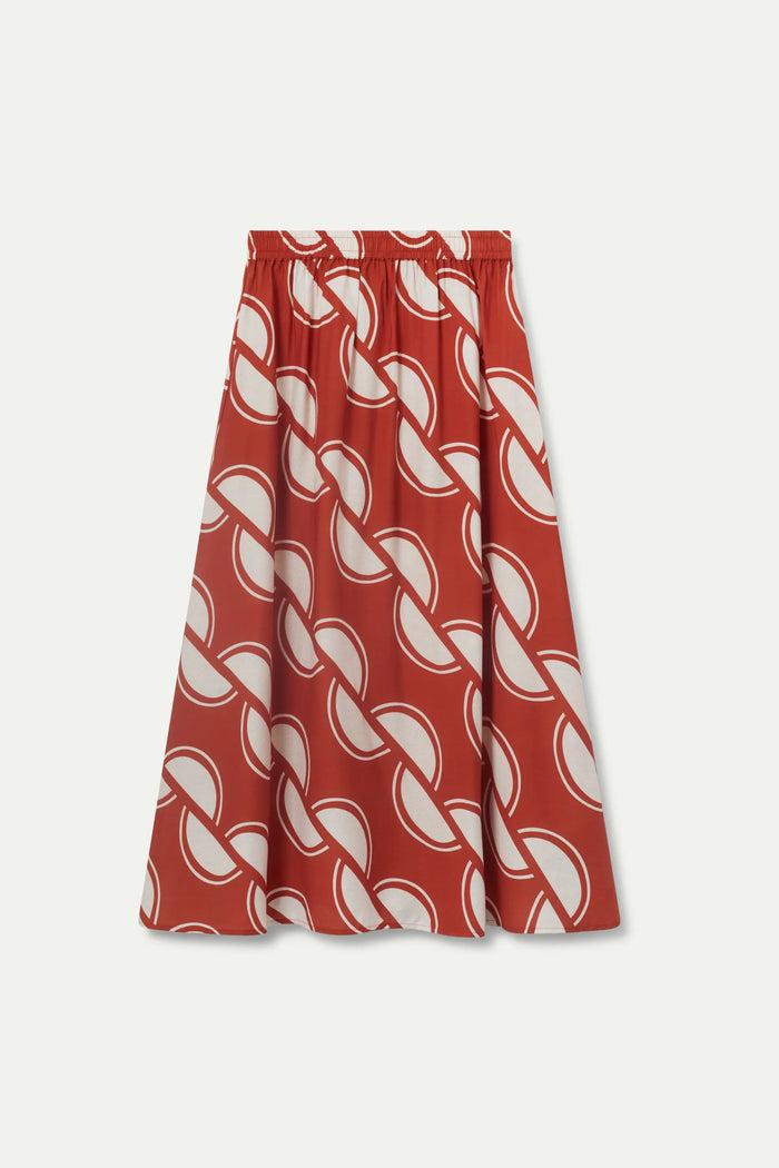 wild pony Falda larga estampado geométrico Coco Oferta especial