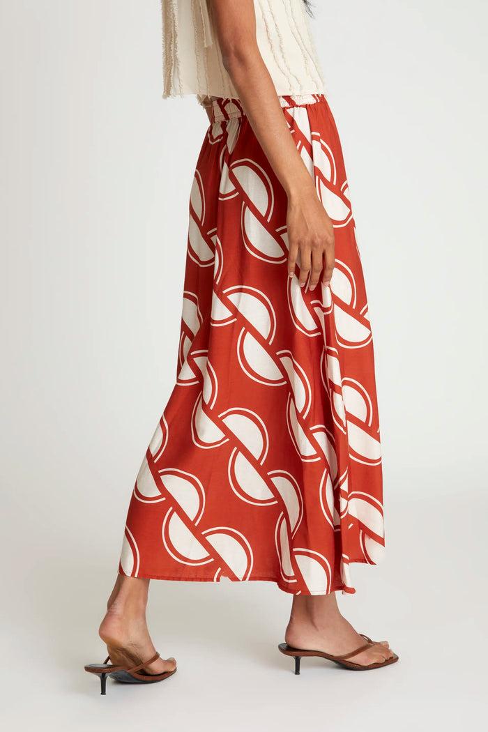 wild pony Falda larga estampado geométrico Coco Oferta especial