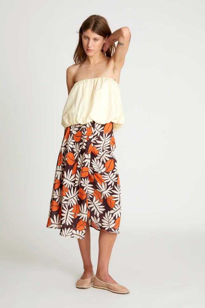 wild pony Falda midi estampado floral Vegetal En oferta