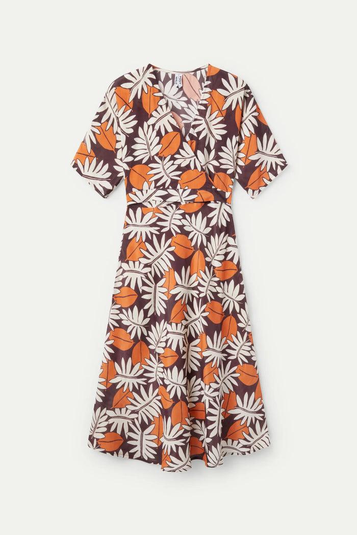 wild pony Vestido midi estampado floral Vegetal Libre de impuestos