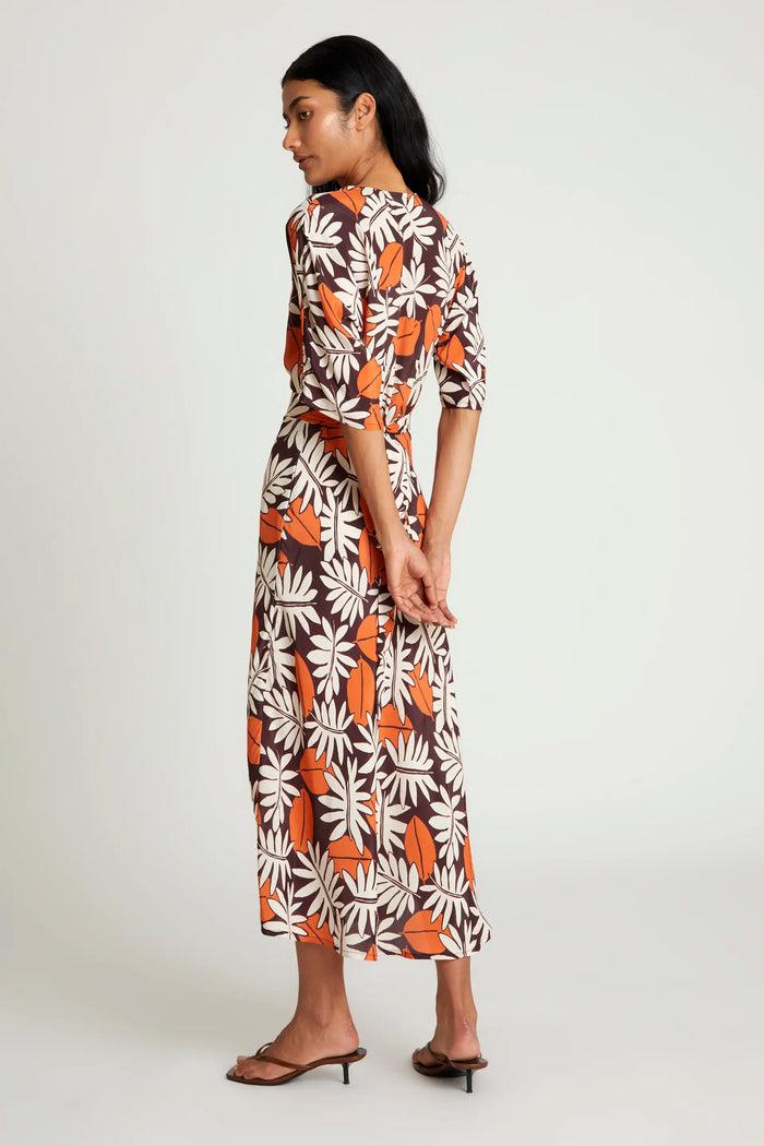 wild pony Vestido midi estampado floral Vegetal Libre de impuestos