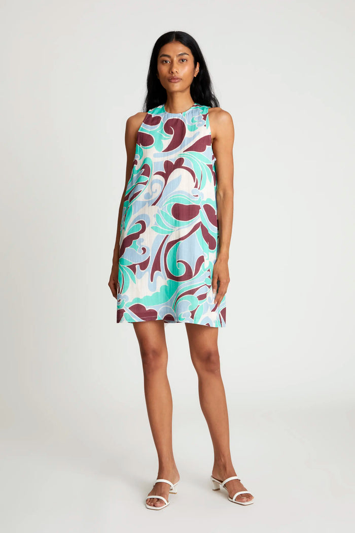 wild pony Vestido corto estampado Yarrow Precio ultrabajo