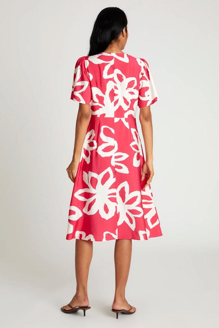 wild pony Vestido midi floral Gaura Outlet