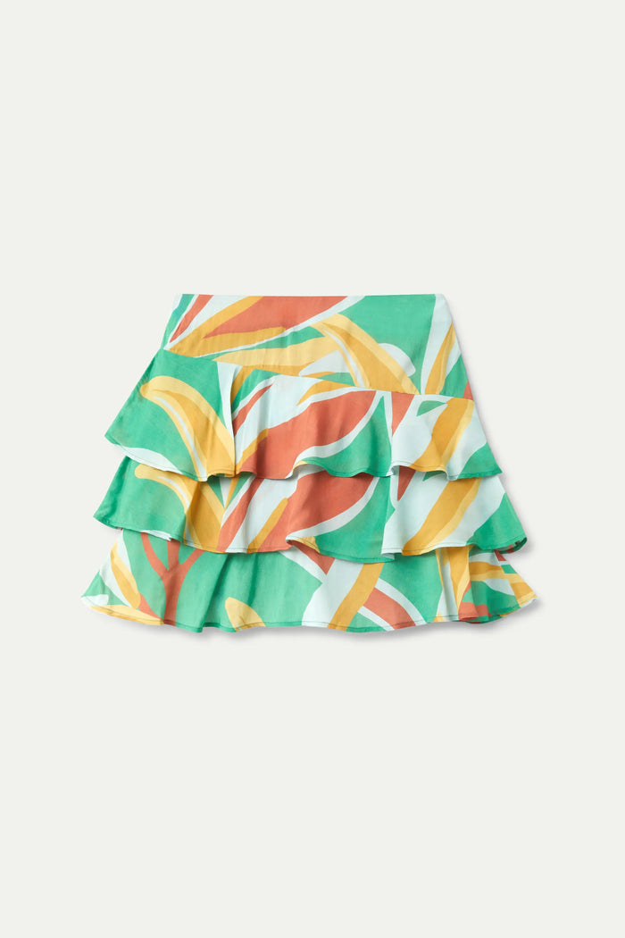 wild pony Falda corta estampado floral Bromelia En oferta