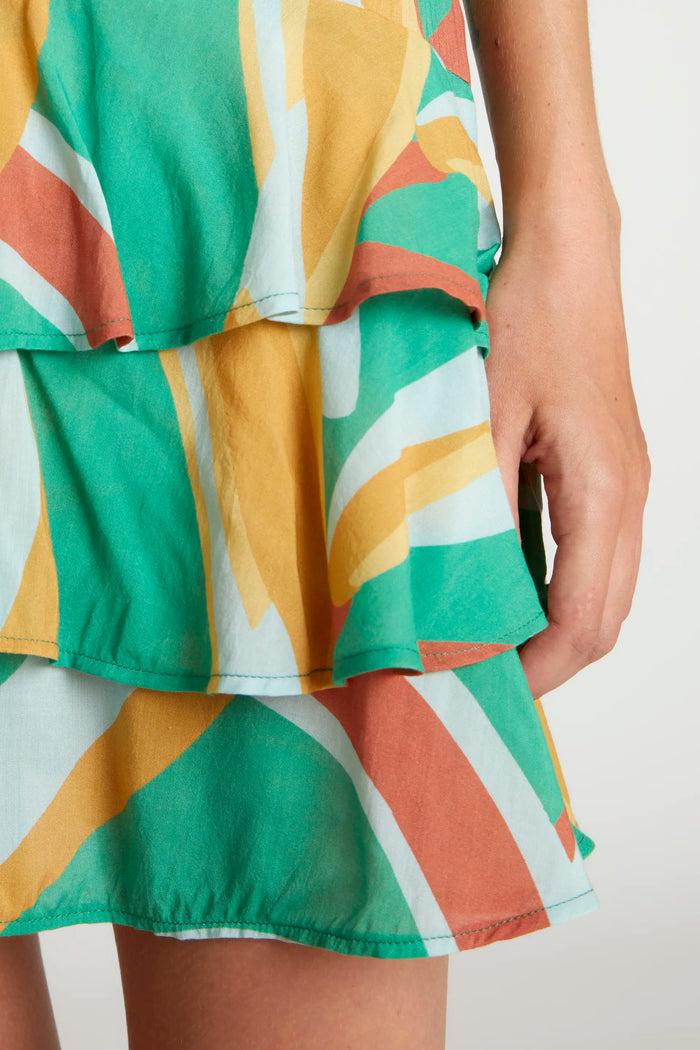 wild pony Falda corta estampado floral Bromelia En oferta