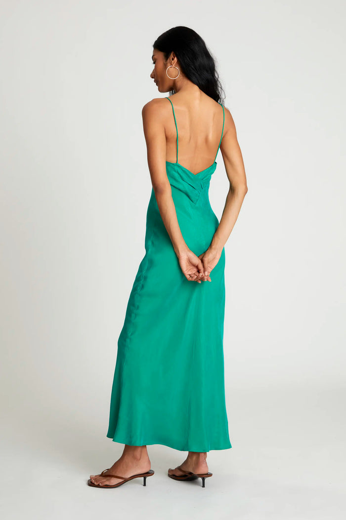 wild pony Vestido largo tirantes verde Rebajas de fábrica