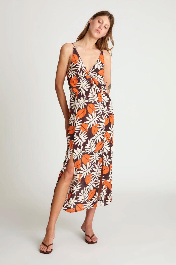wild pony Vestido midi estampado Vegetal Envío gratis