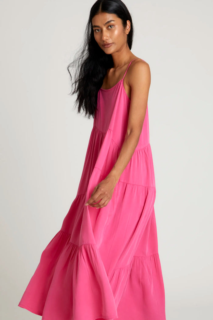 wild pony Vestido largo amplio rosa Oferta especial